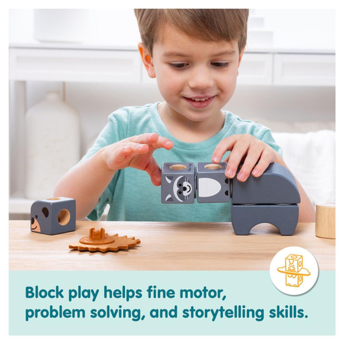 SpinMaster Les animaux de la foret - 16 pieces - blockables