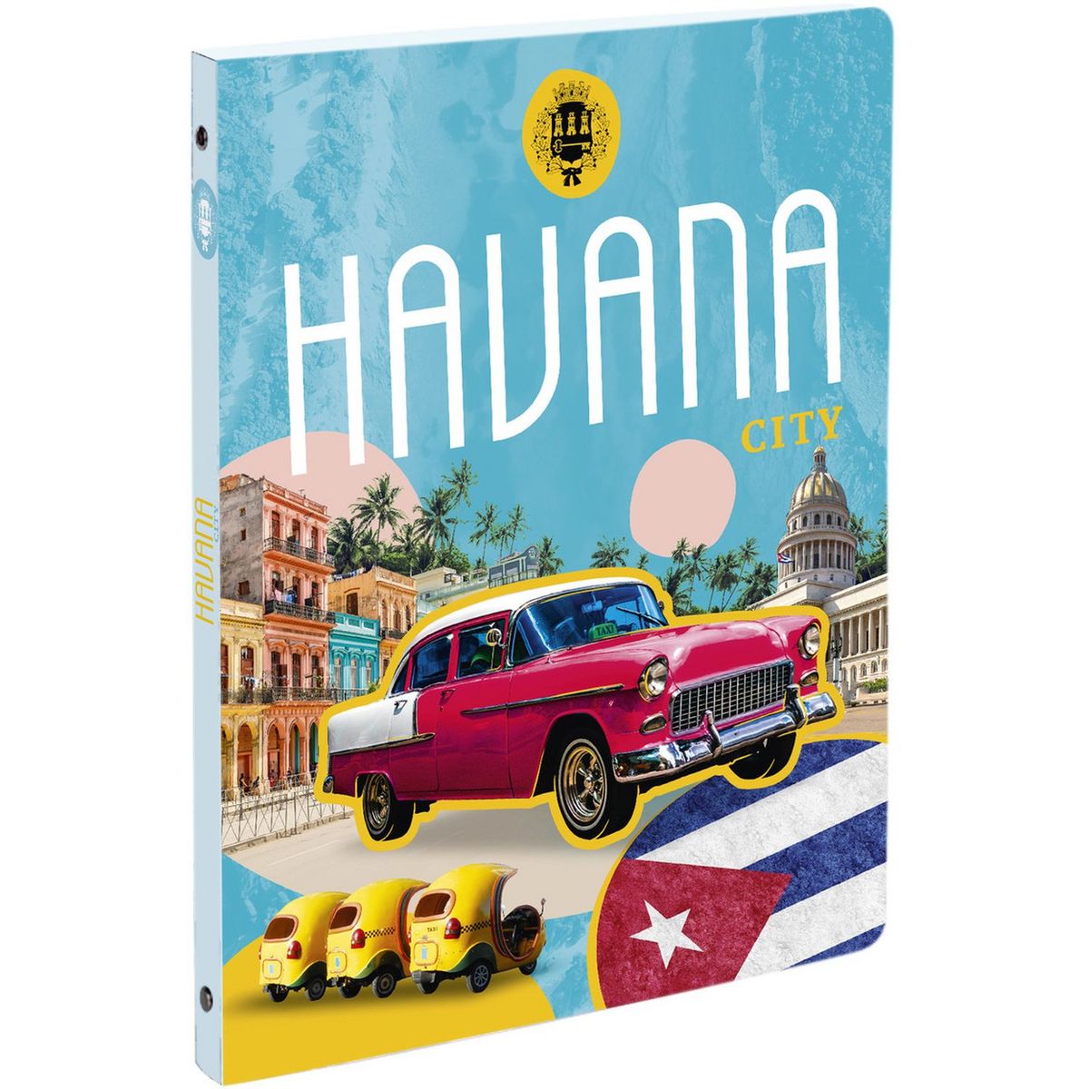 Classeur A4 souple dos 20mm La Havane