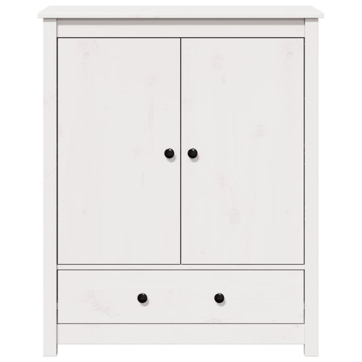 VIDAXL Buffet Blanc 83x41,5x100 cm Bois massif de pin