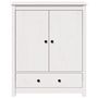 Voir la diapositive 5 : VIDAXL Buffet Blanc 83x41,5x100 cm Bois massif de pin