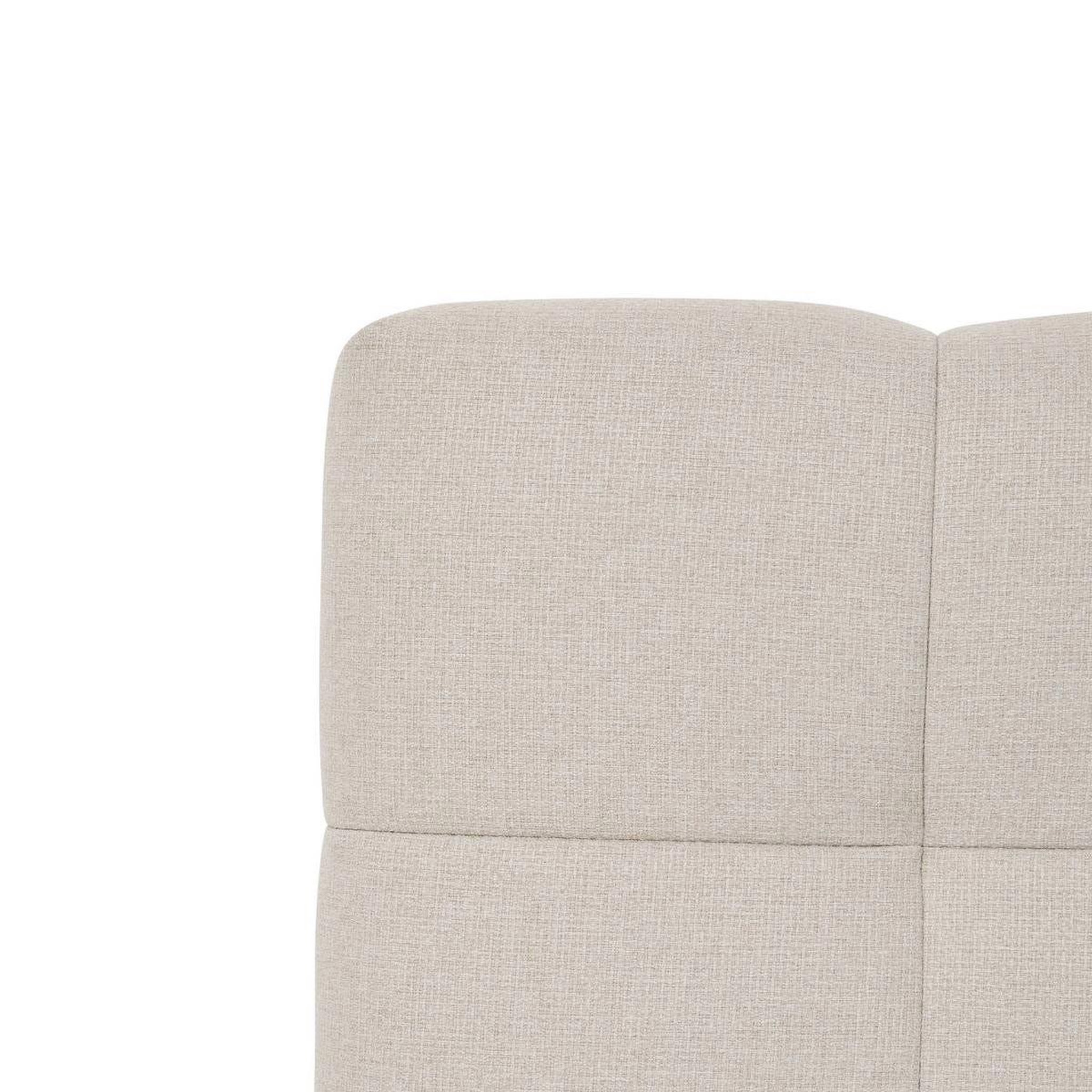 Voir la diapositive 3 : ATMOSPHERA Tête de lit capitonnée  wilm  165cm beige