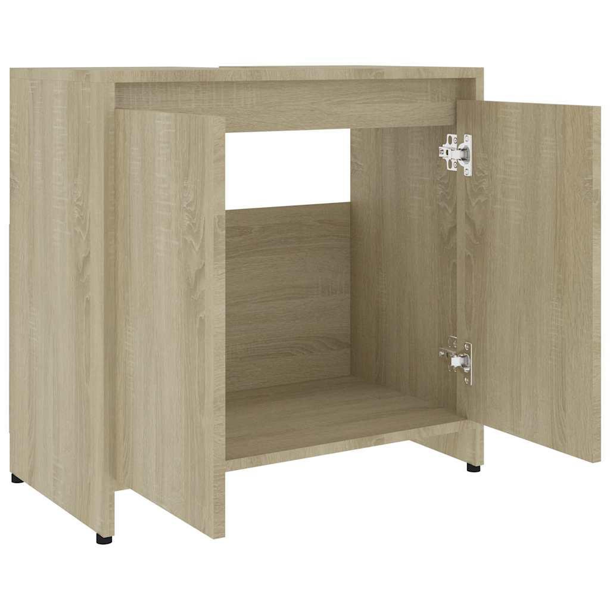 Voir la diapositive 5 : VIDAXL Armoire de salle de bain Chene sonoma Bois d'ingenierie