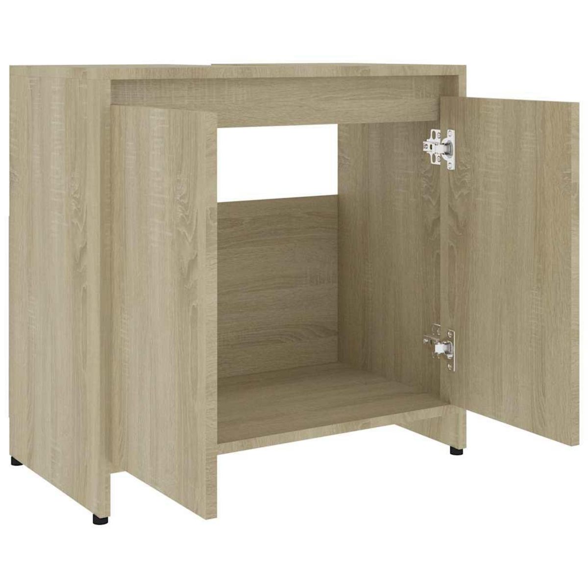 VIDAXL Armoire de salle de bain Chene sonoma Bois d'ingenierie