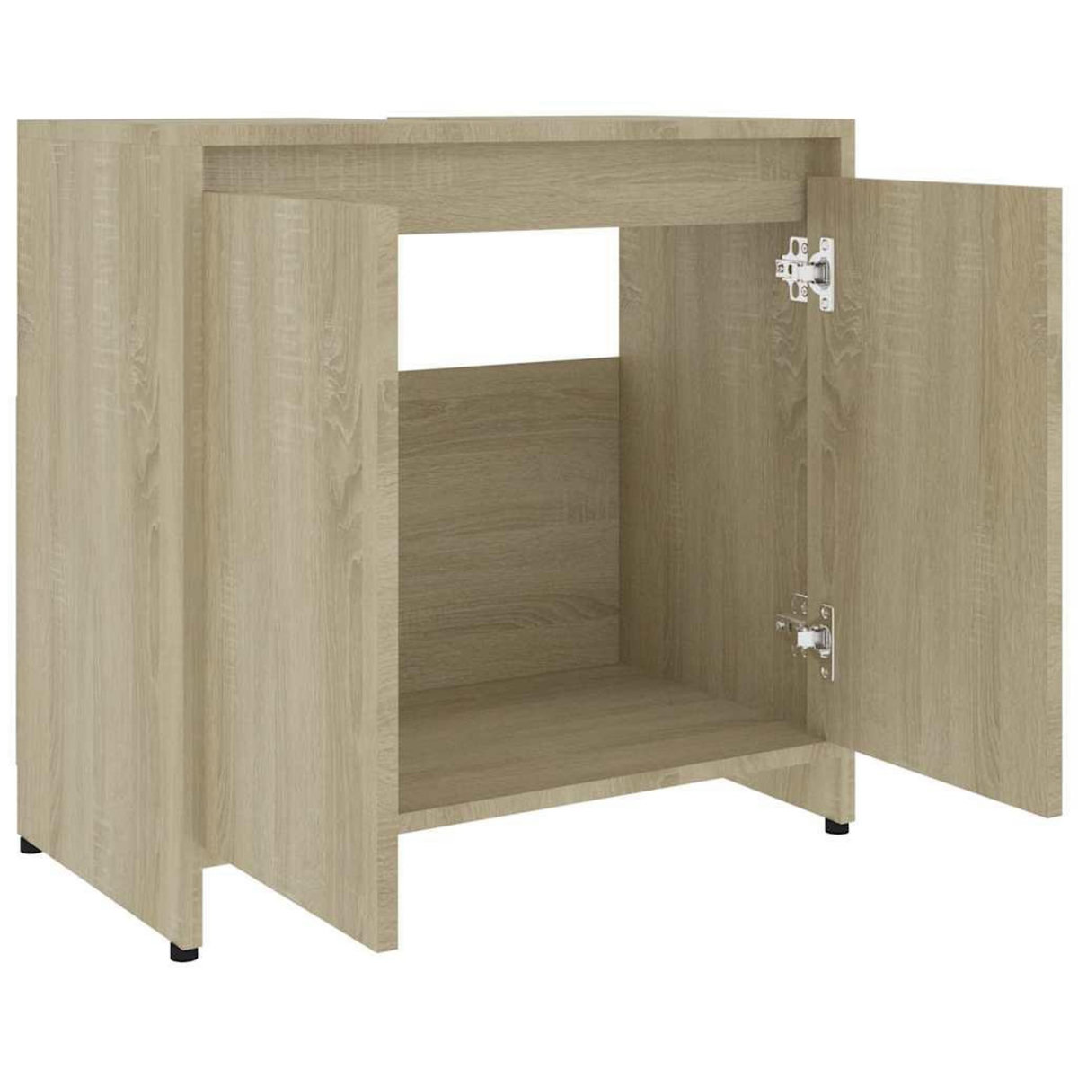 VIDAXL Armoire de salle de bain Chene sonoma Bois d'ingenierie