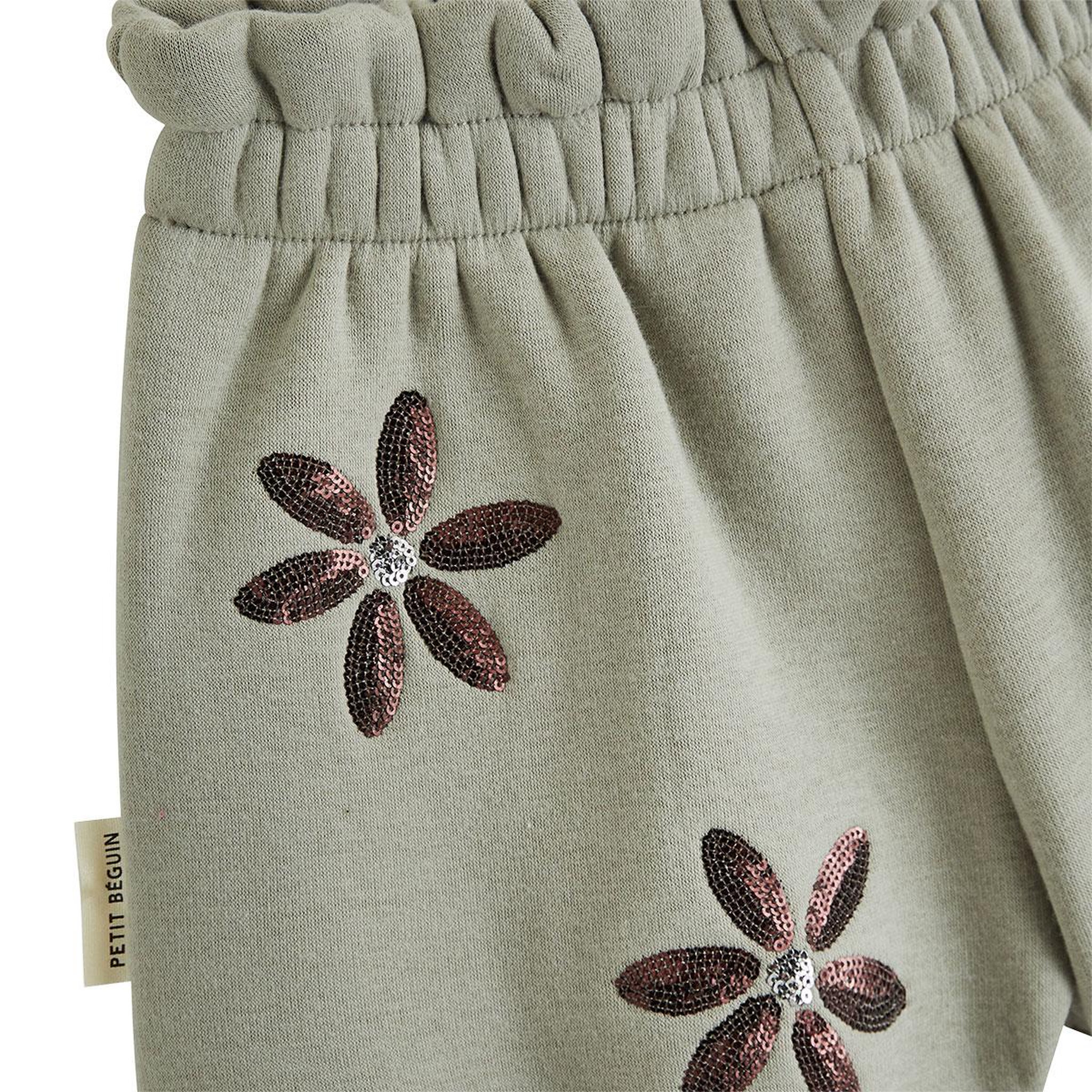 Voir la diapositive 3 : PETIT BEGUIN Short enfant en molleton Misti
