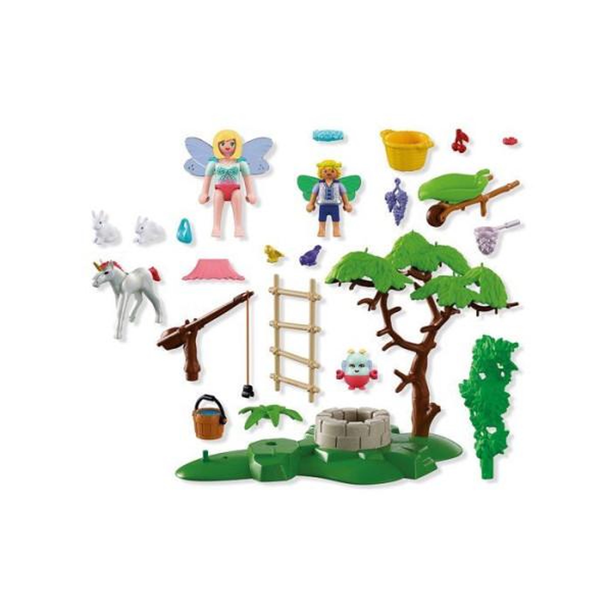 Voir la diapositive 6 : PLAYMOBIL PLAYMOBIL 72215 Jardin féérique avec bébé licorne, Fantasy & Magic, 74 pieces, des 4 ans