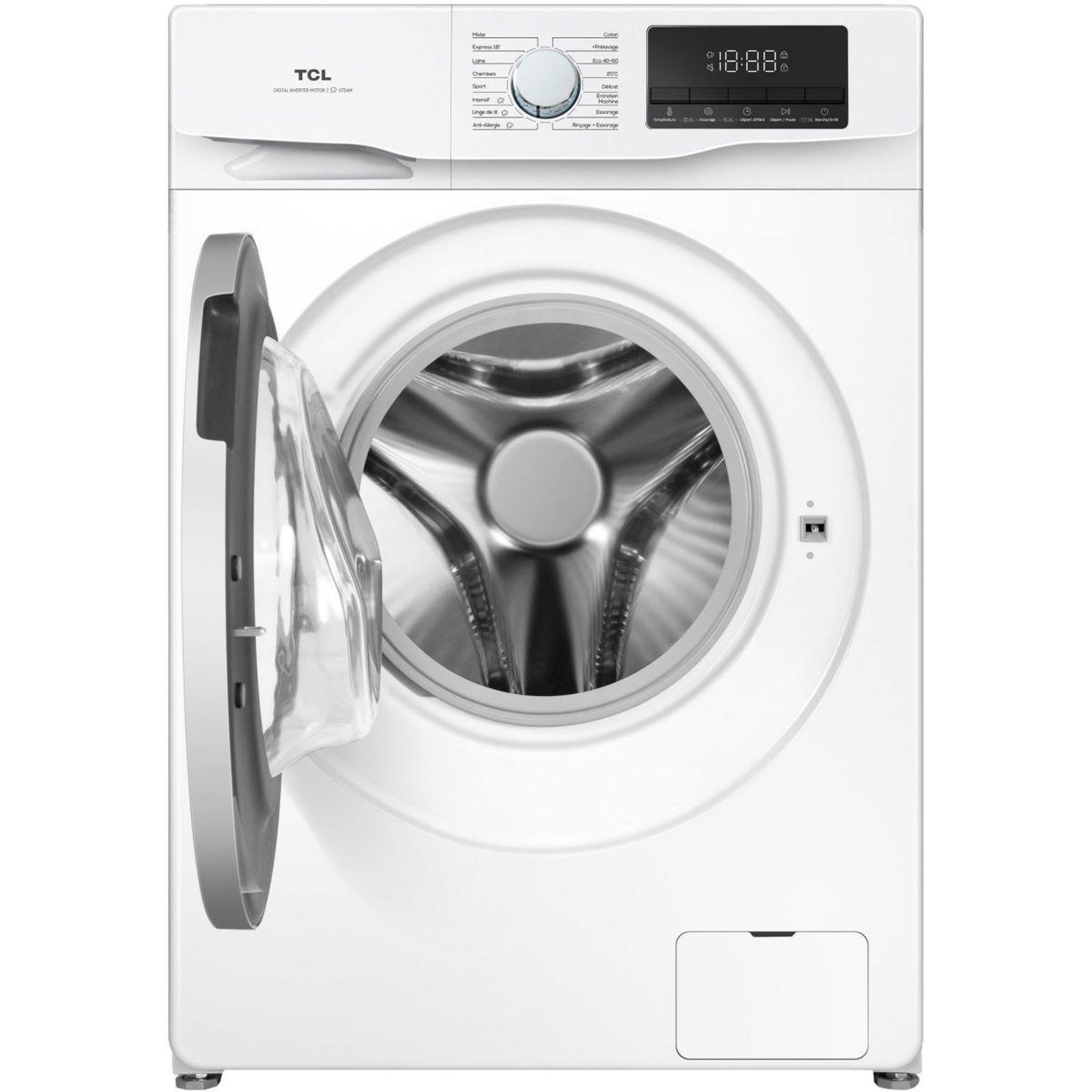 Voir la diapositive 2 : TCL Lave linge hublot FF0812WA0FR