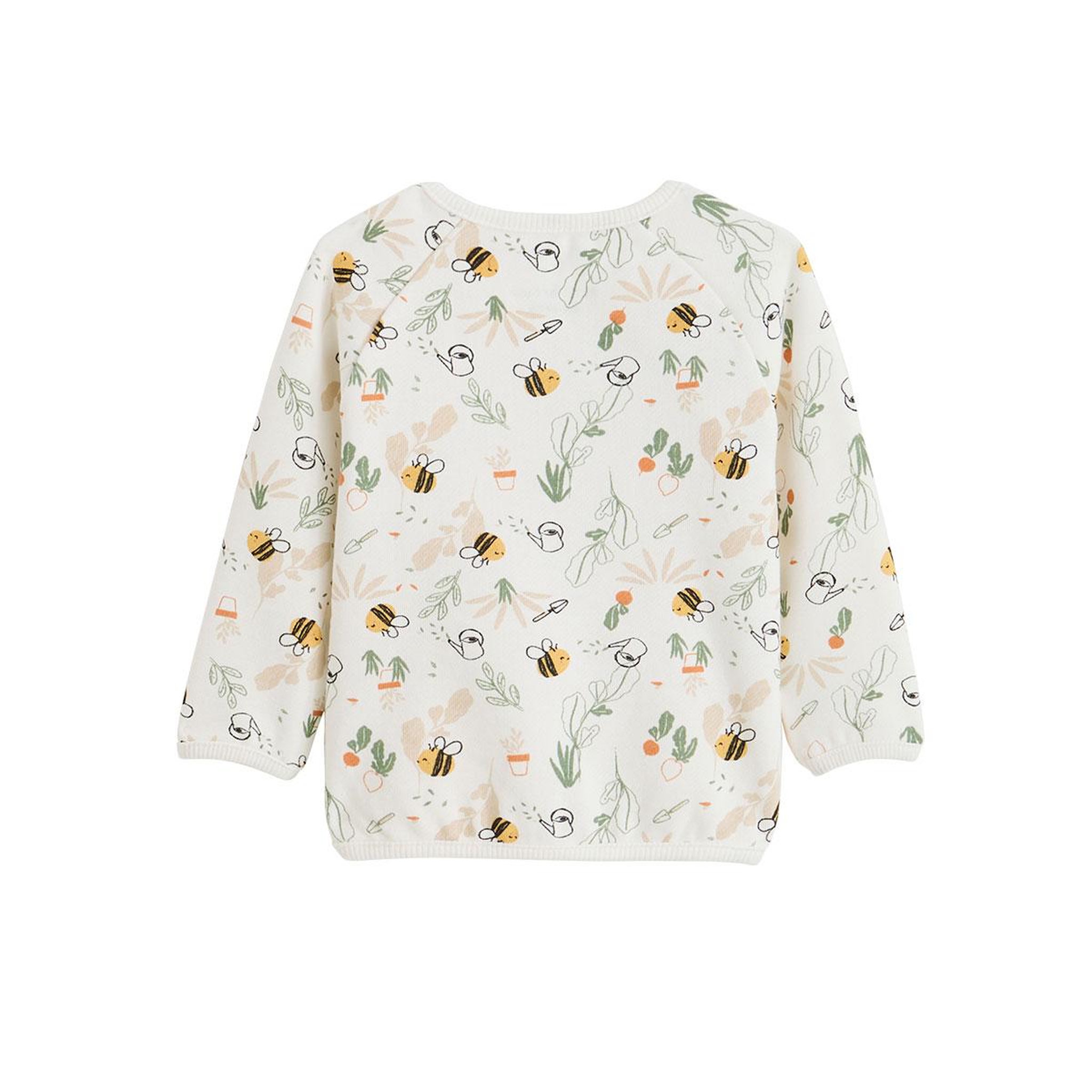 Voir la diapositive 2 : Petit Béguin Sweat-shirt bébé en molleton eden
