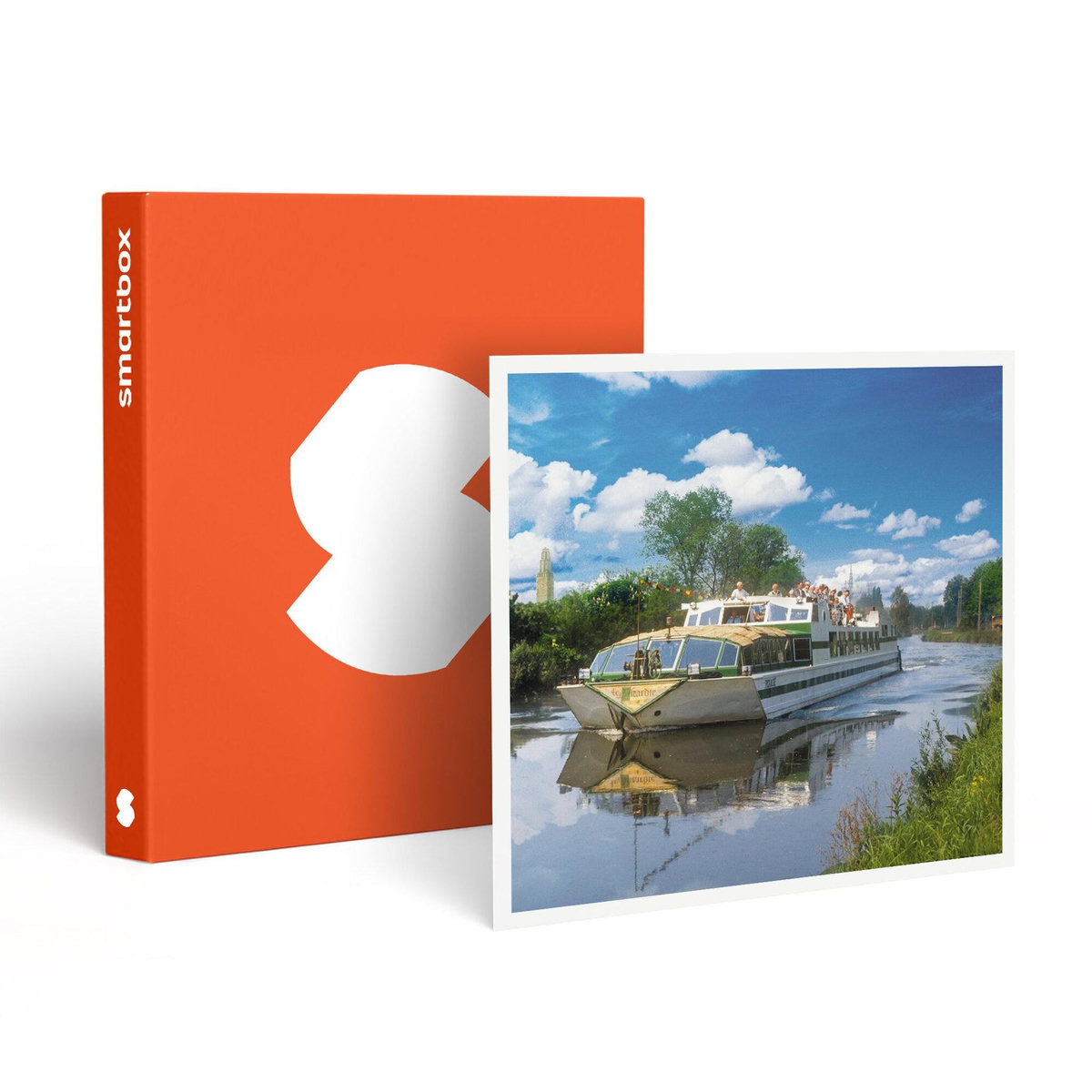 Smartbox Croisière fluviale en famille : 2h30 de traversée sur la Somme avec déjeuner - Coffret Cadeau Gastronomie