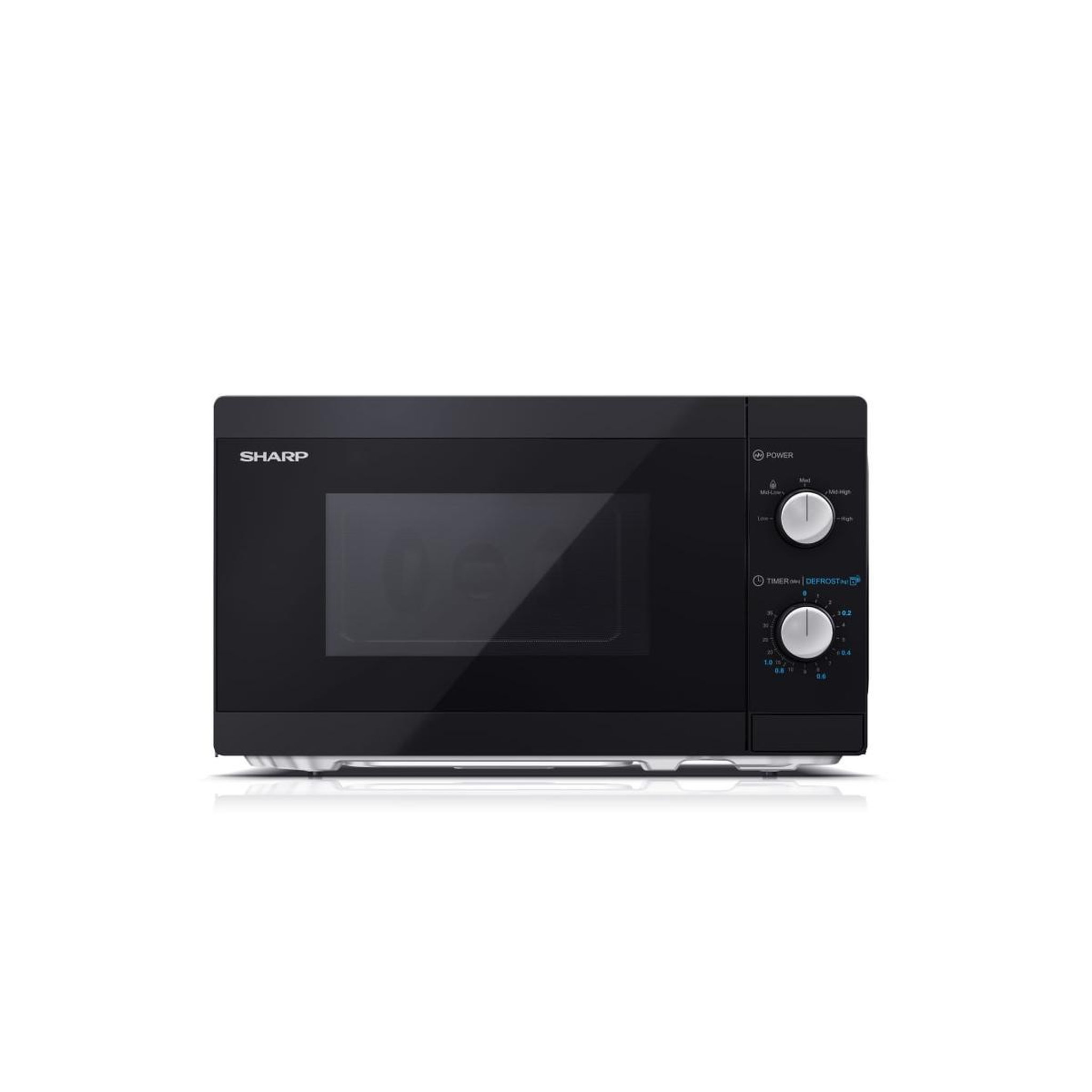 Voir la diapositive 2 : Sharp Micro-ondes Sharp YC-MS01E-B 20 litres 800 Watts