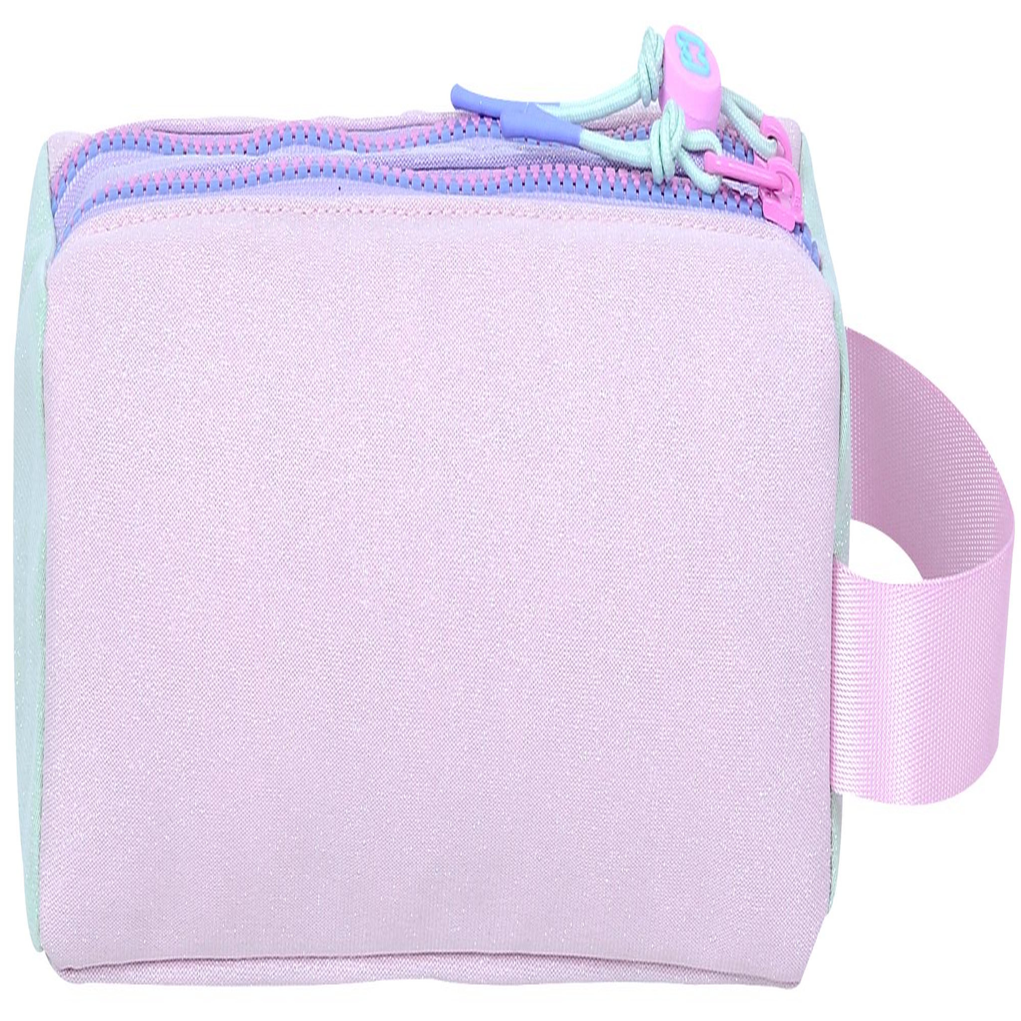 Voir la diapositive 3 : Bagtrotter MARSHMALLOW - Trousse scolaire double compartiment DÉGRADÉ - Multicolore pastel - Fille