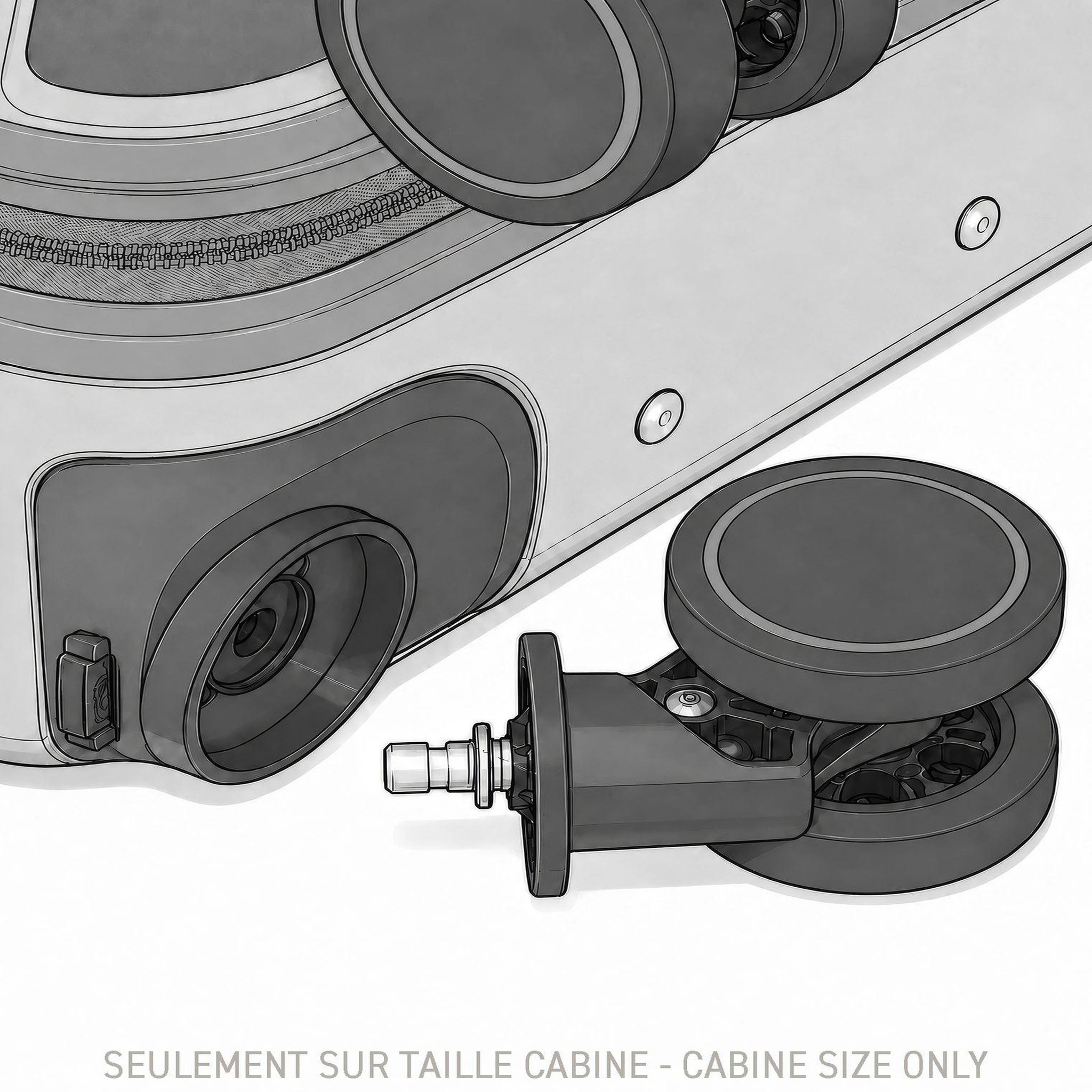OBAGO Obago - set de 3 valises orion 75 cm 4 roues