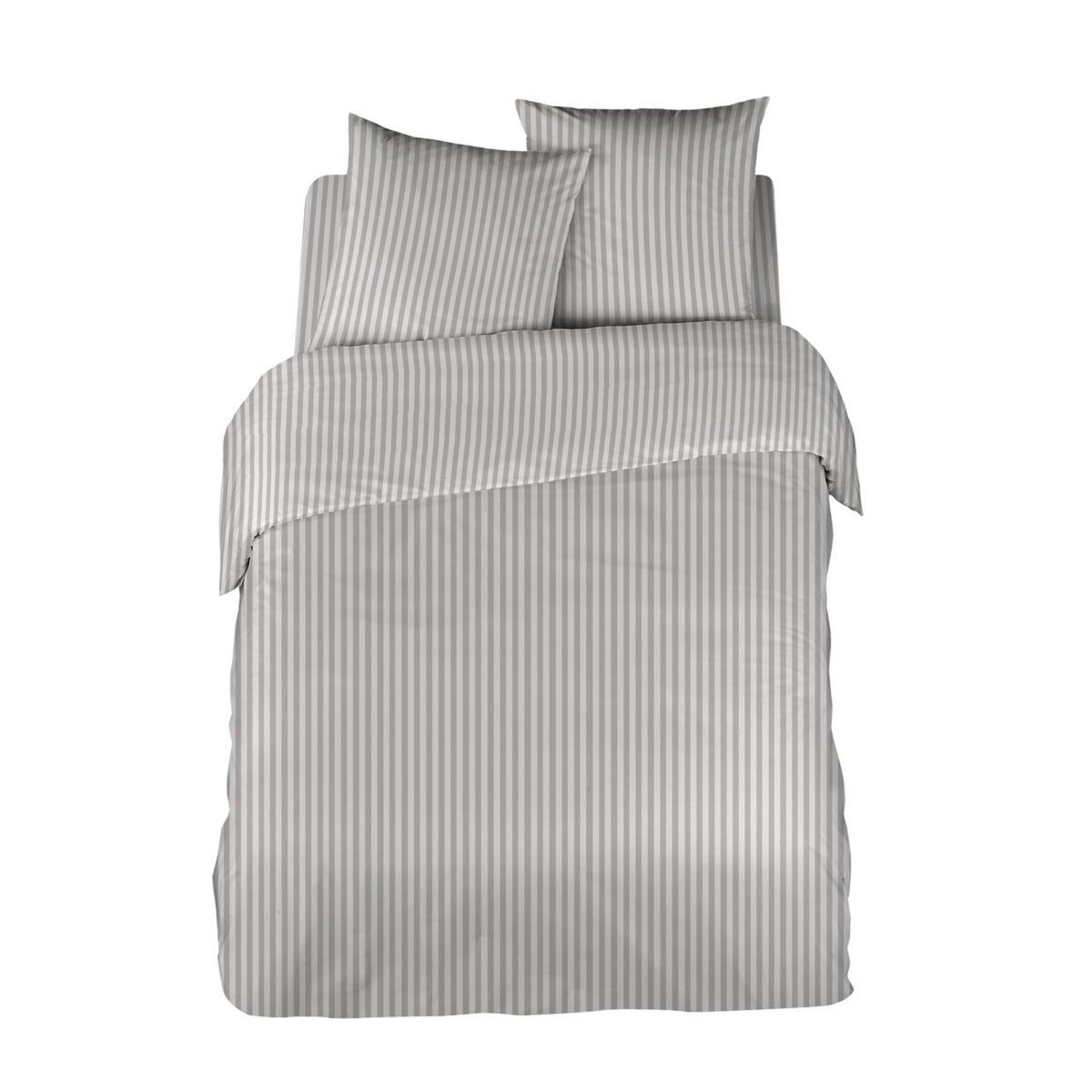 Parure de drap unie en satin de coton 