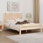 VIDAXL Tete de lit murale 140x3x60 cm Bois massif de pin