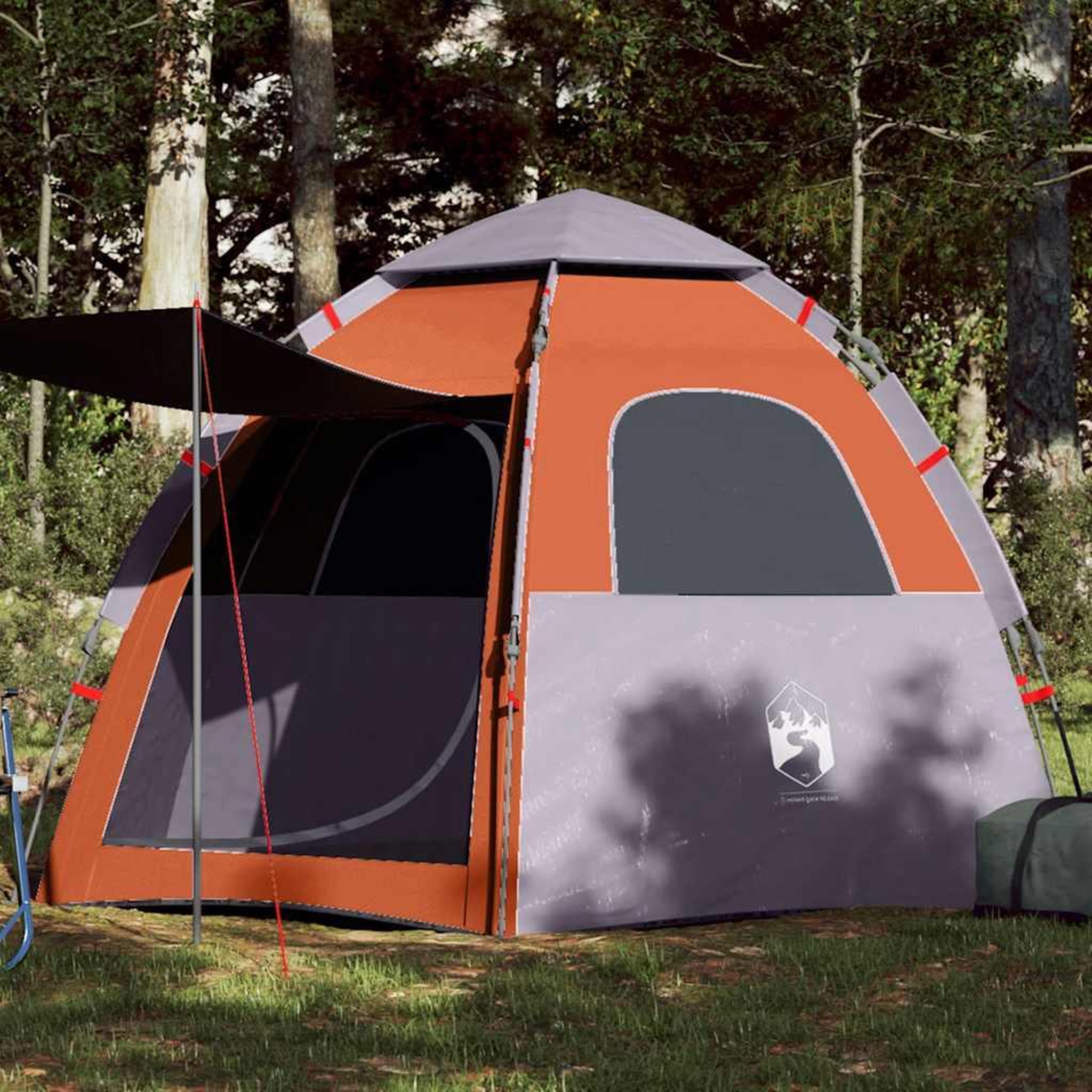 VIDAXL Tente de camping cabine 4 personnes liberation rapide
