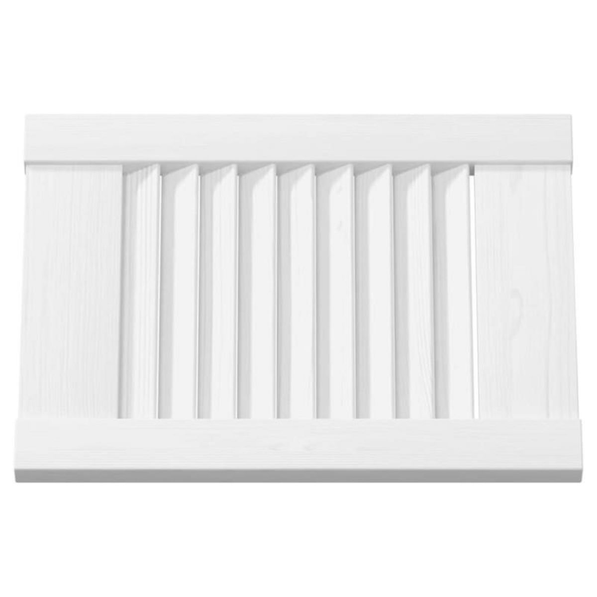 VIDAXL Porte d armoire à persiennes blanc 39,5x29,5 cm