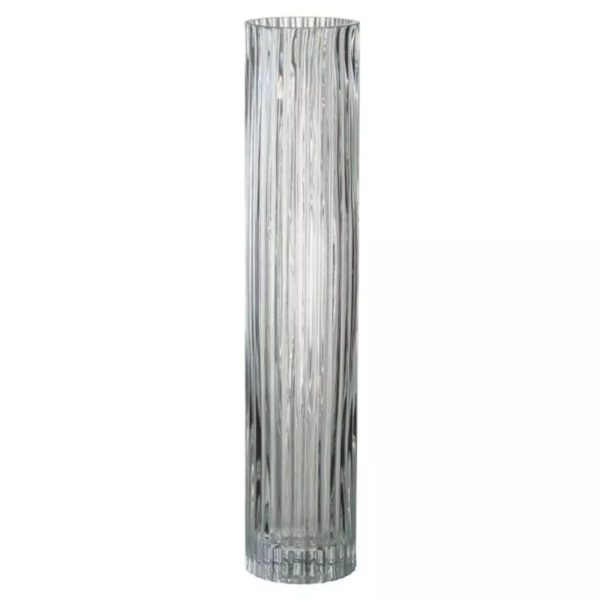 Paris Prix Vase Design  Lignes Verre  40cm Transparent