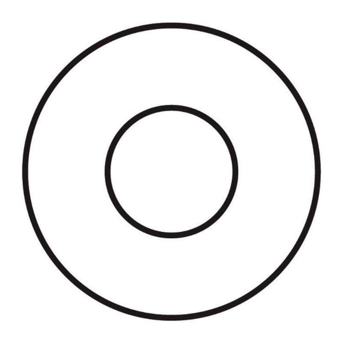  Rondelle zinguée type M Vissal 14x30mm ép:2,5mm  lot de 8 rondelles