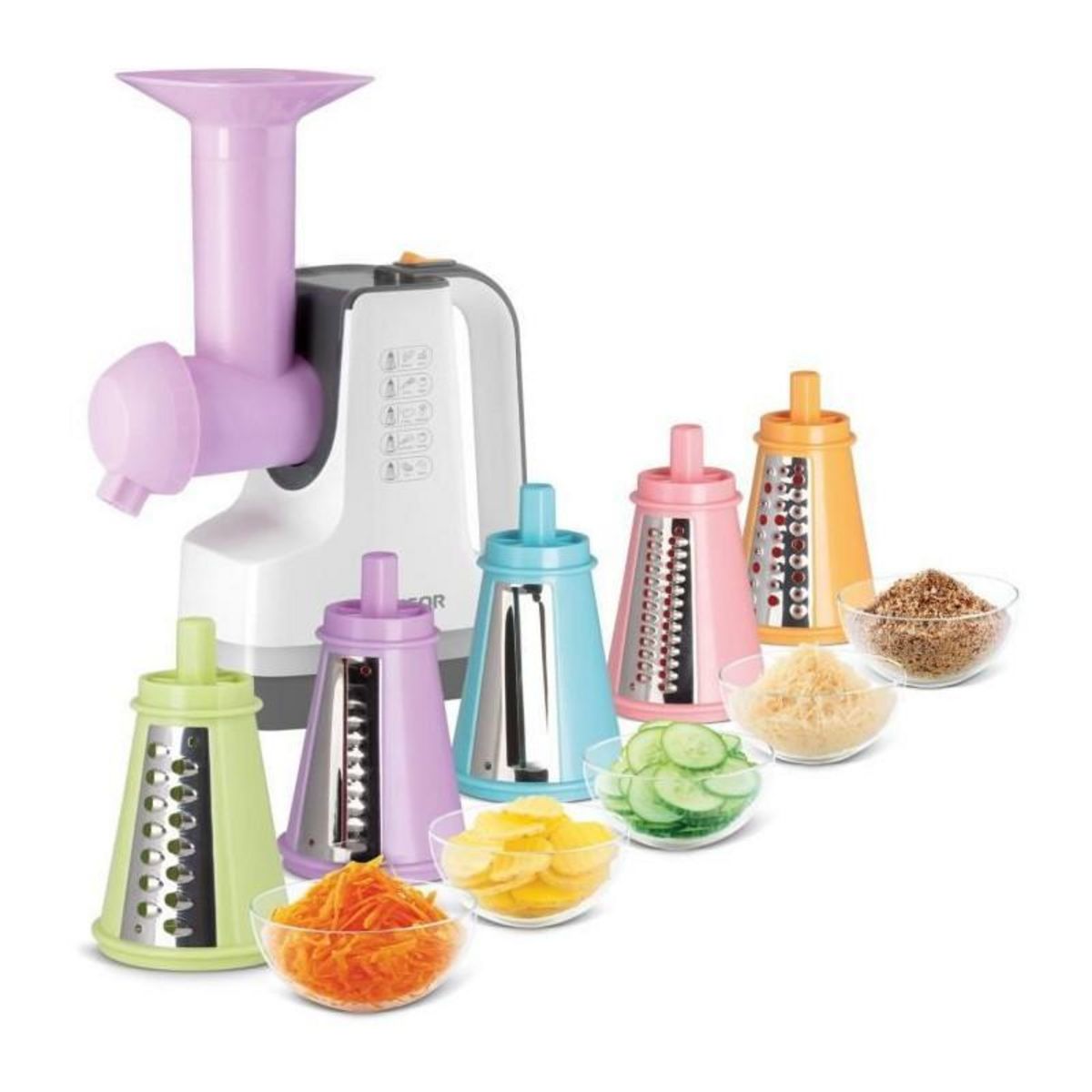 SENCO Trancheuse et râpe - SENCOR - SSG 4500WH - 150 W - Blanc