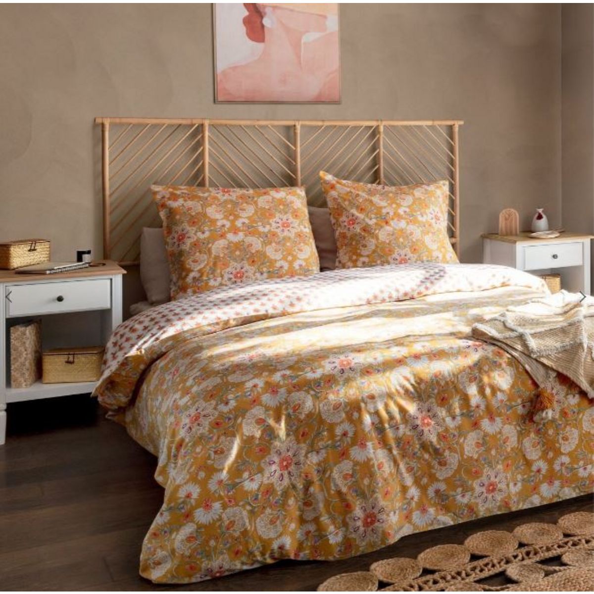 ATMOSPHERA Tête de lit en rotin H120cm CARLA