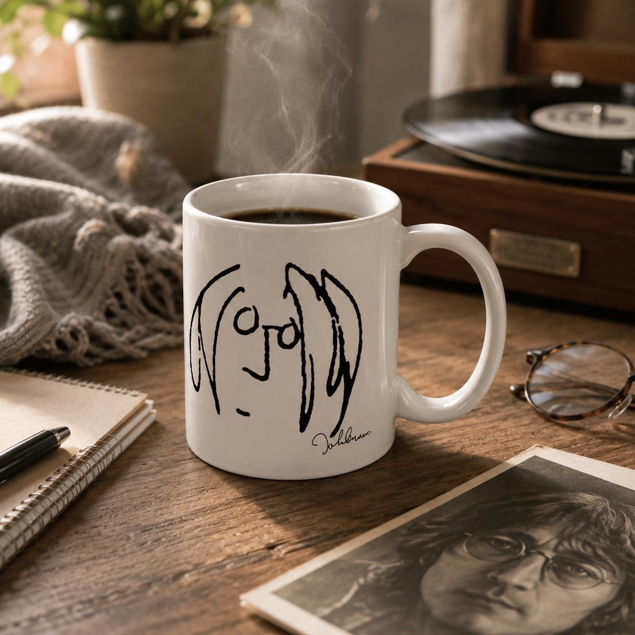 Voir la diapositive 2 : Eden Mug john lennon – 300 ml design et moderne
