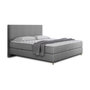 Voir la diapositive 3 : BEST MOBILIER Rafaela - lit boxspring - 140x200 - coffres et surmatelas inclus - en velours