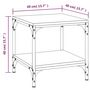Voir la diapositive 6 : VIDAXL Tables d'appoint 2pcs Sonoma gris 40x40x40 cm Bois d'ingenierie