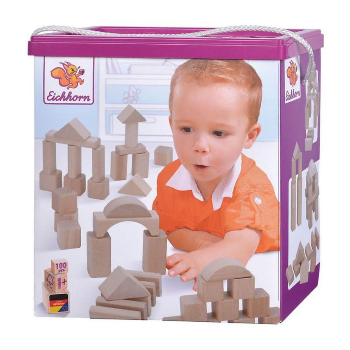 Eichhorn Eichhorn Wooden Blocks, 100 pcs.