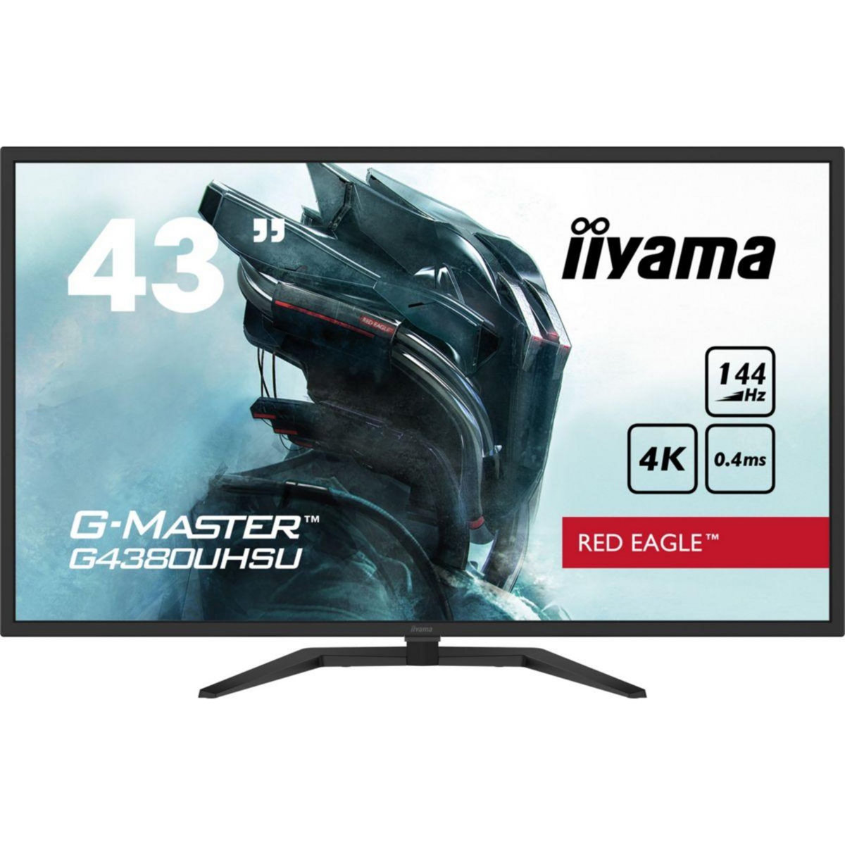 Iiyama Ecran PC Gamer G-MASTER G4380UHSU-B1 Plat 43'' VA