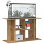 Voir la diapositive 3 : VIDAXL Support d aquarium chêne artisanal 100x40x60 cm bois ingénierie
