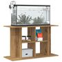 Voir la diapositive 3 : VIDAXL Support d aquarium chêne artisanal 100x40x60 cm bois ingénierie