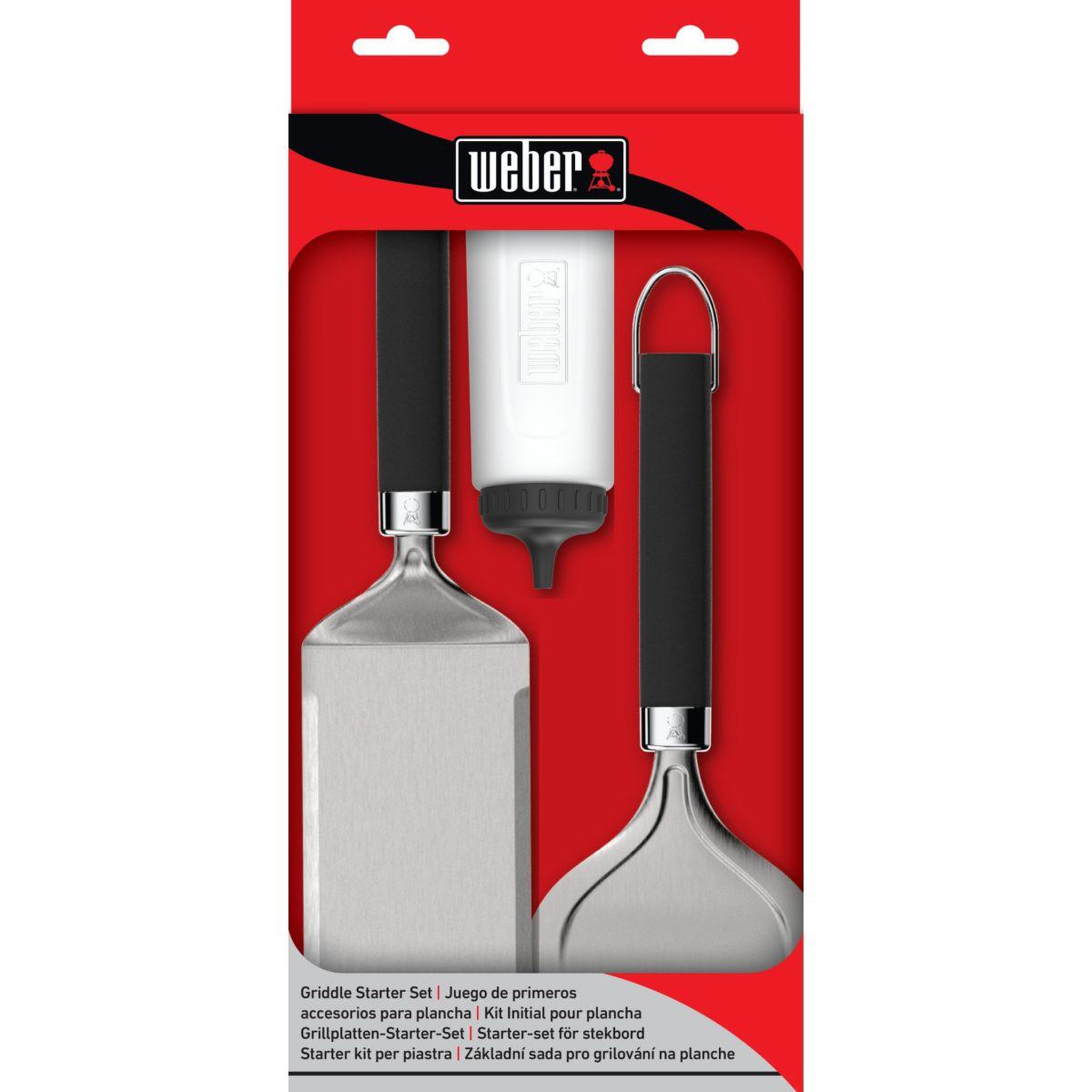 Weber Ustensile plancha ensemble de 3 ustensiles pour plancha