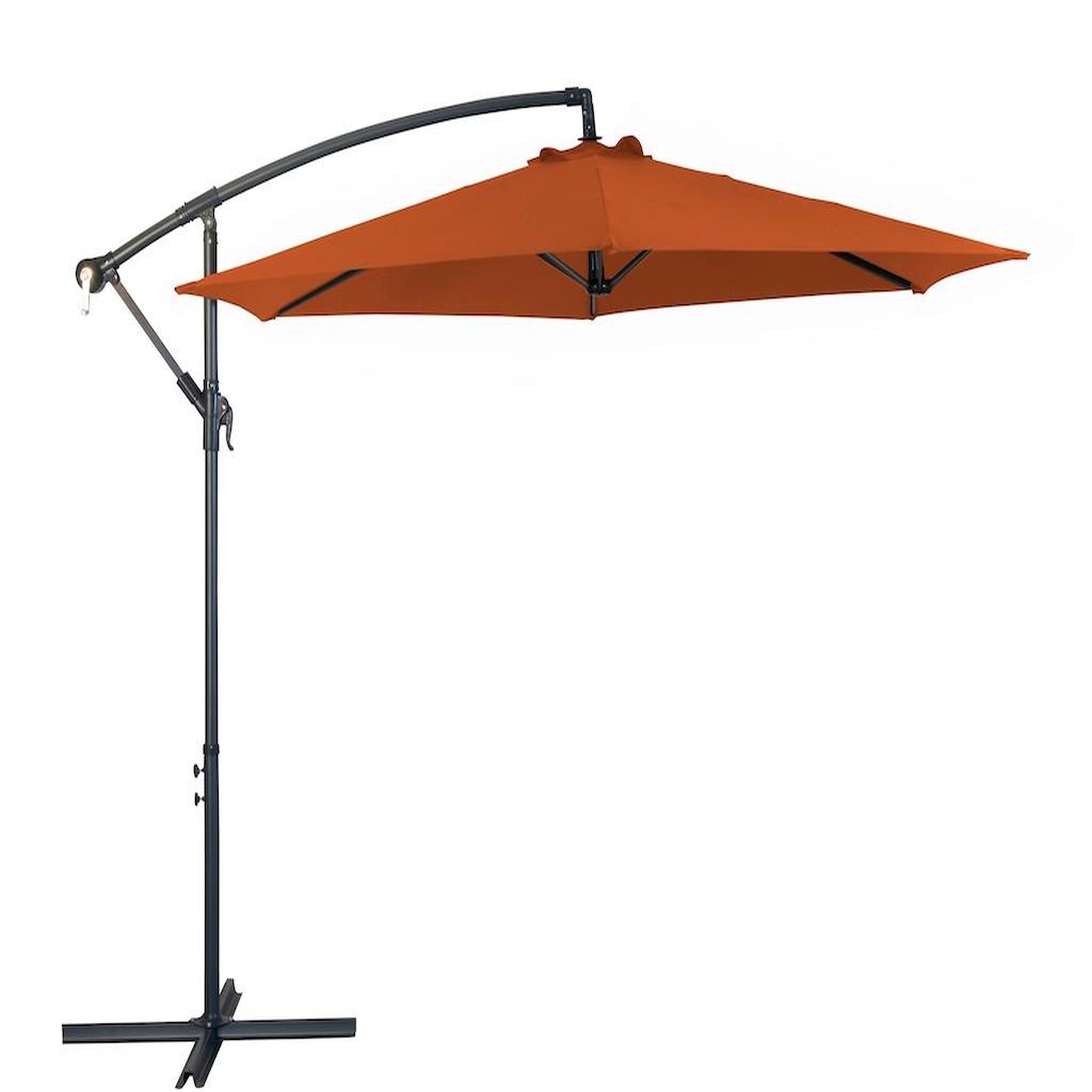 Proloisirs Parasol déporté - ECO - Acier - Ø300 - Sienne