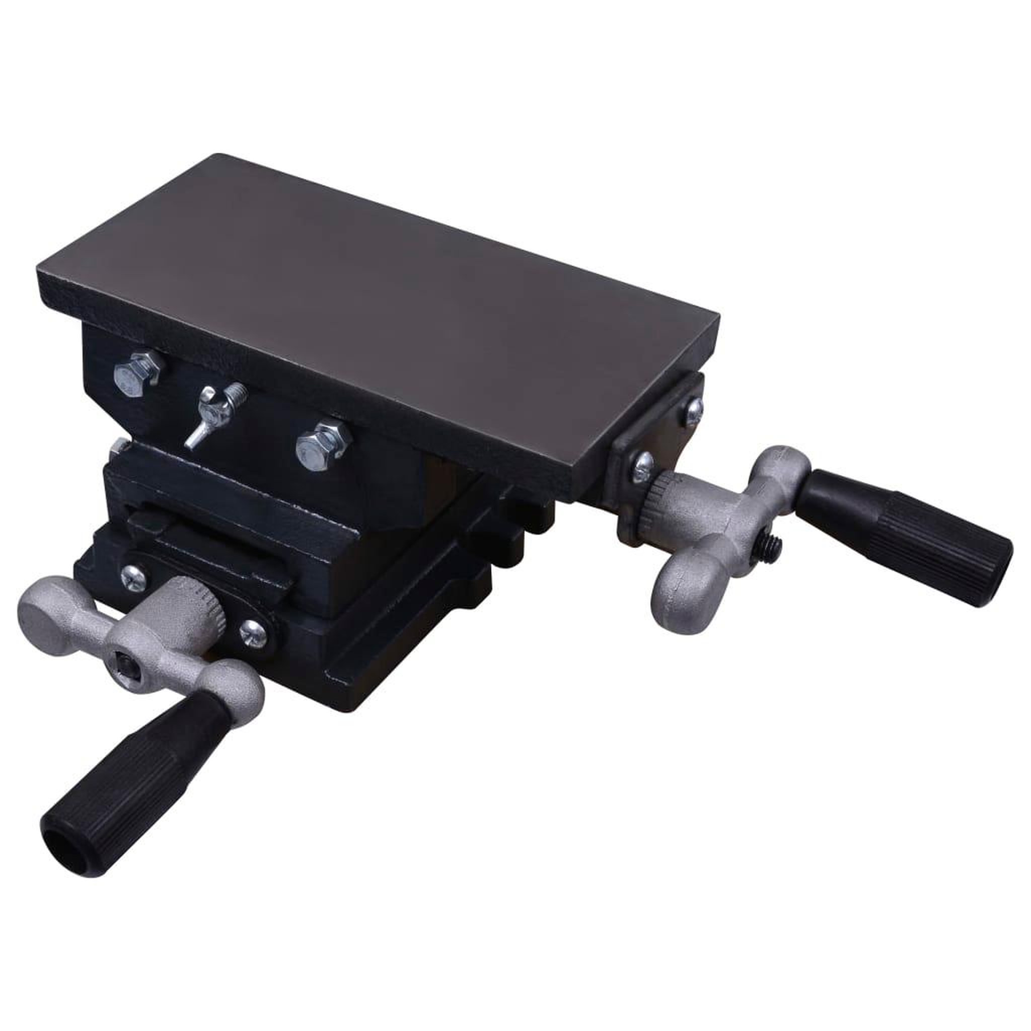 Voir la diapositive 2 : VIDAXL Table d'etau a glissiere transversale manuelle
