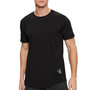 Voir la diapositive 1 : CALVIN KLEIN JEANS T-Shirt Noir Homme Calvin Klein Jeans Badge Turn Up Sleeve
