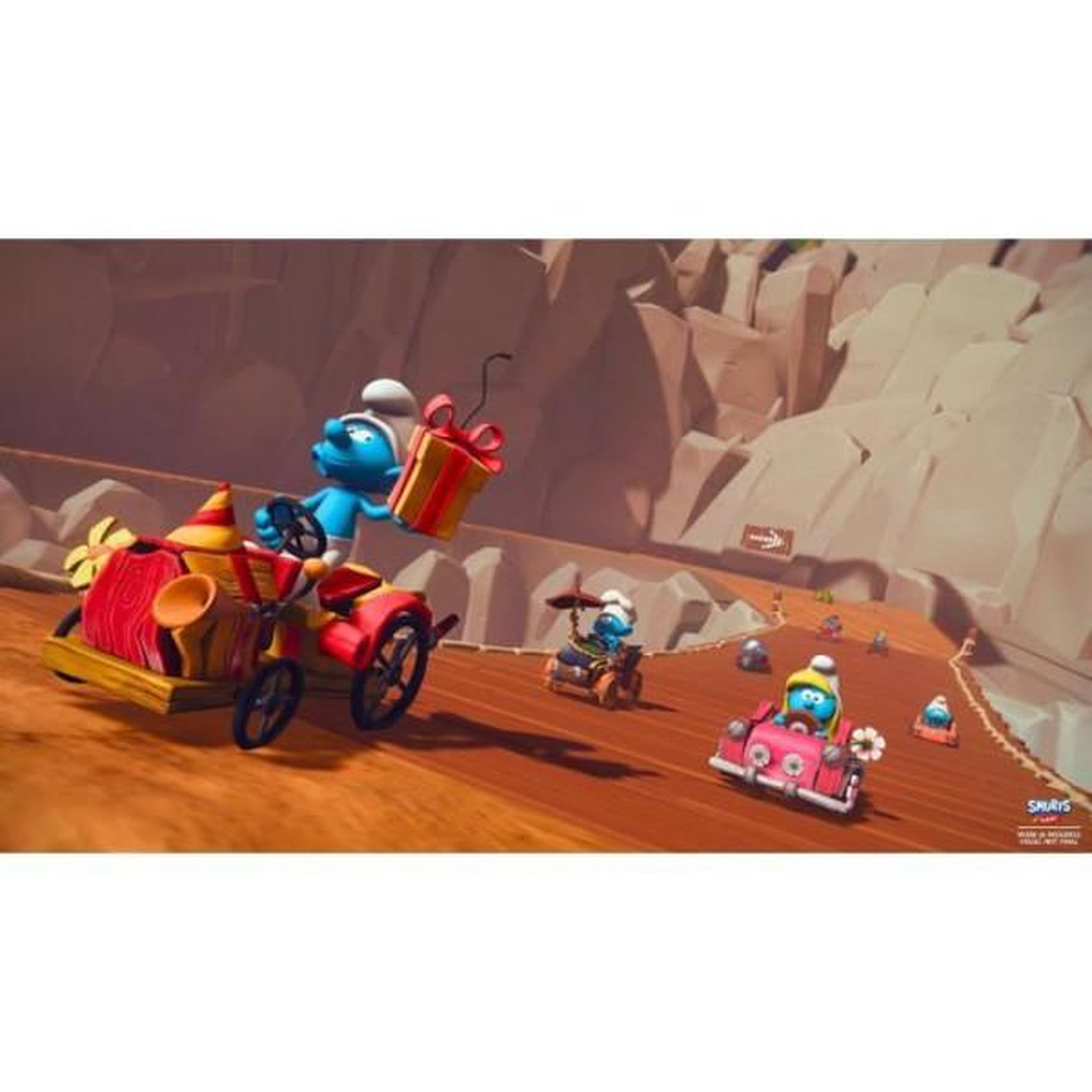 Voir la diapositive 3 : MICROIDS Schtroumpfs Kart PS4