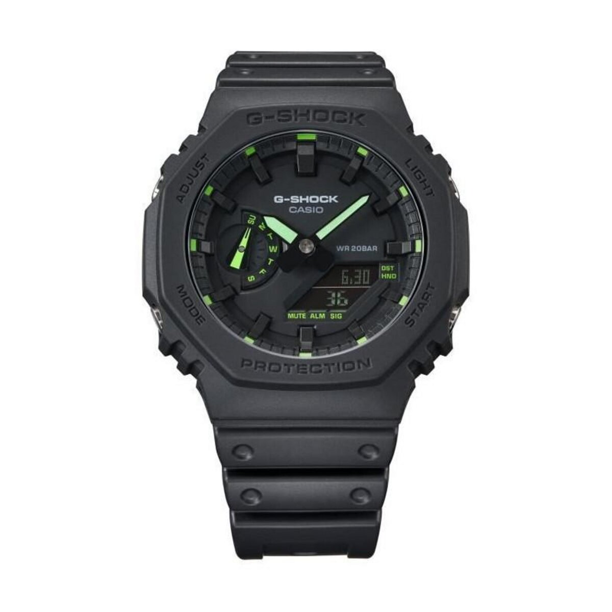 CASIO Montre - CASIO - G-Shock - Noir et Vert résine