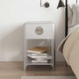 Voir la diapositive 3 : VIDAXL Table de coin avec 1 tiroir vintage Style d'aviation