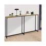 Voir la diapositive 2 : ID MARKET Console bout de canapé DETROIT table d'appoint gain de place design industriel