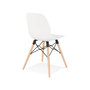 Voir la diapositive 4 : Paris Prix Chaise Scandinave Design  Bantry  83cm Blanc