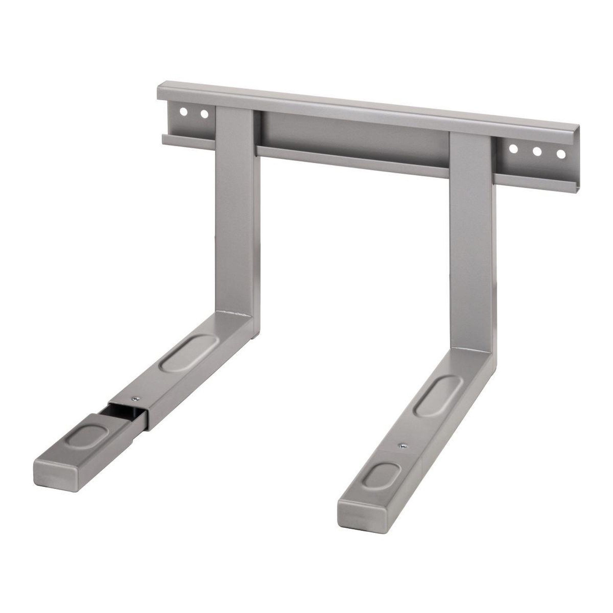 XAVAX Support mural micro-ondes 30kg argent
