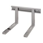 XAVAX Support mural micro-ondes 30KG Argent