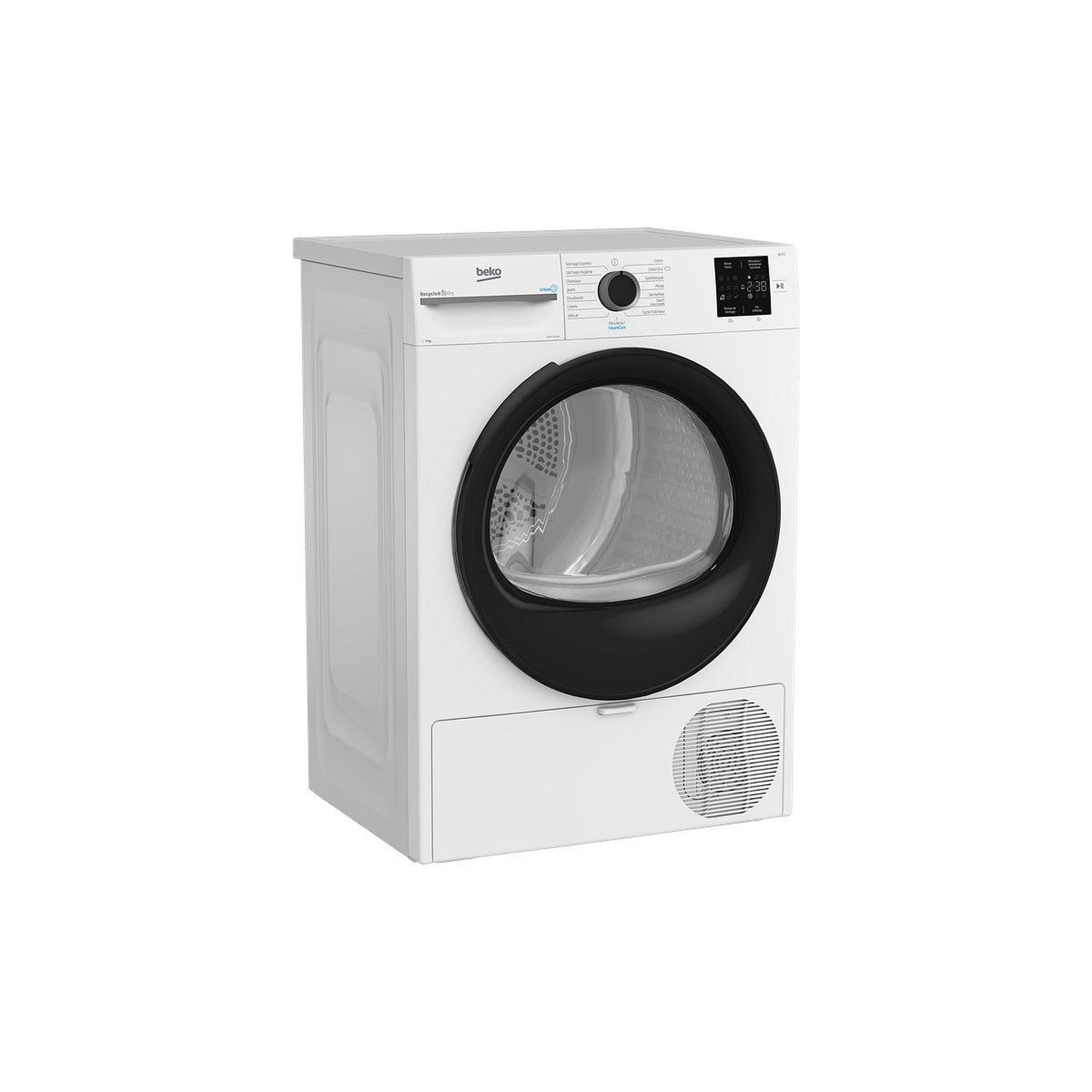 Voir la diapositive 2 : Beko Sèche linge pompe à chaleur d3h17393w