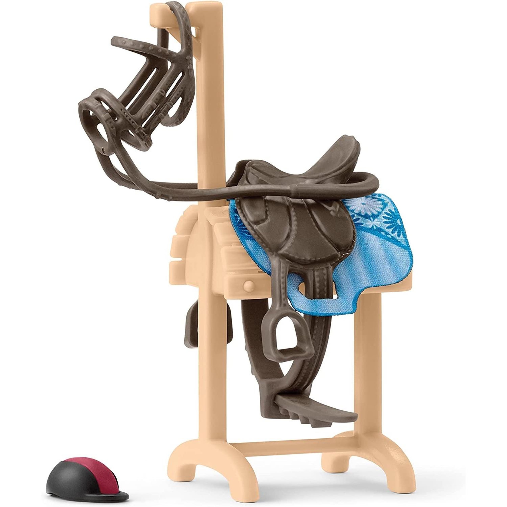Voir la diapositive 2 : Schleich Accessoire Chariot Porte selle & brides