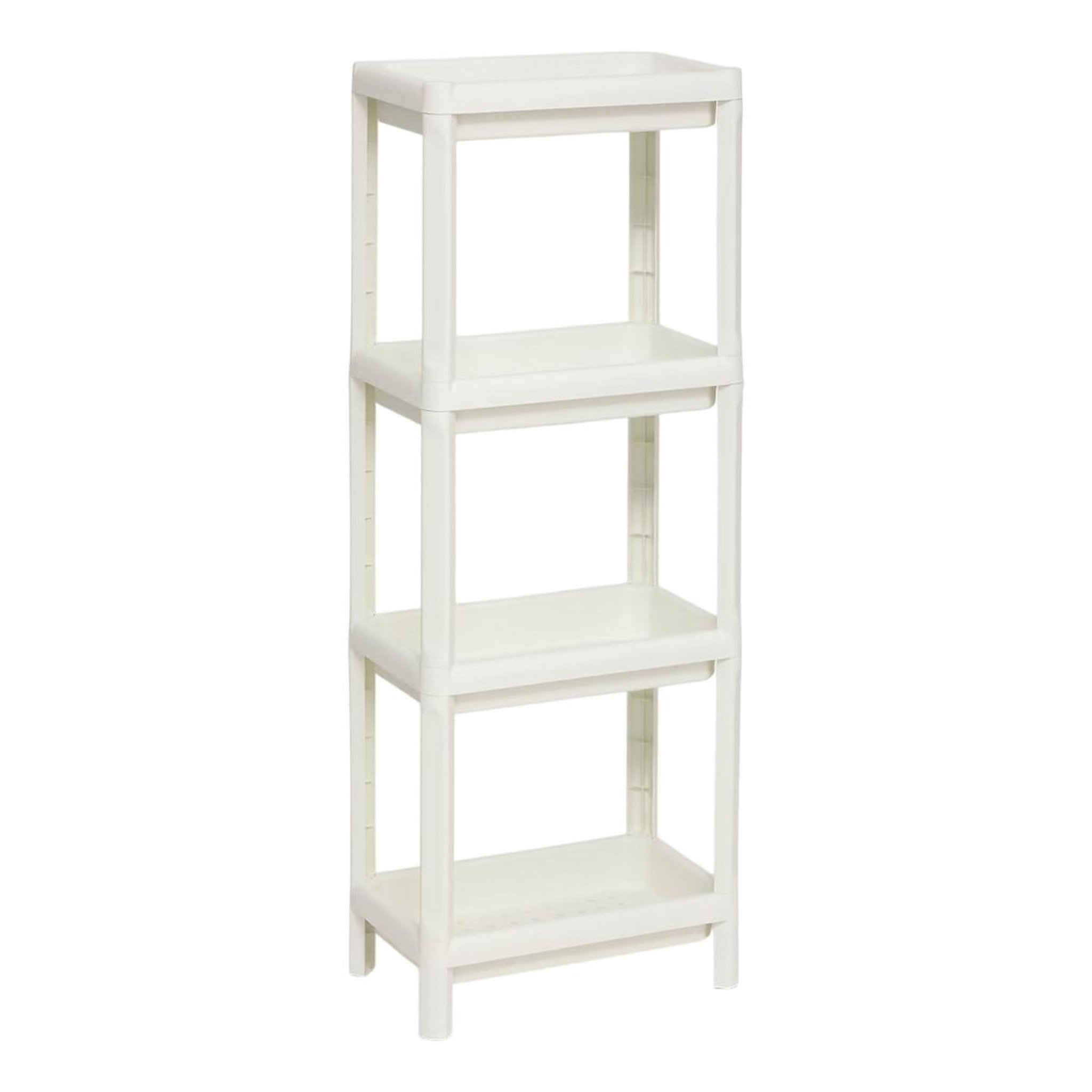 FIVE Desserte salle de bain  4 niveaux  100cm blanc