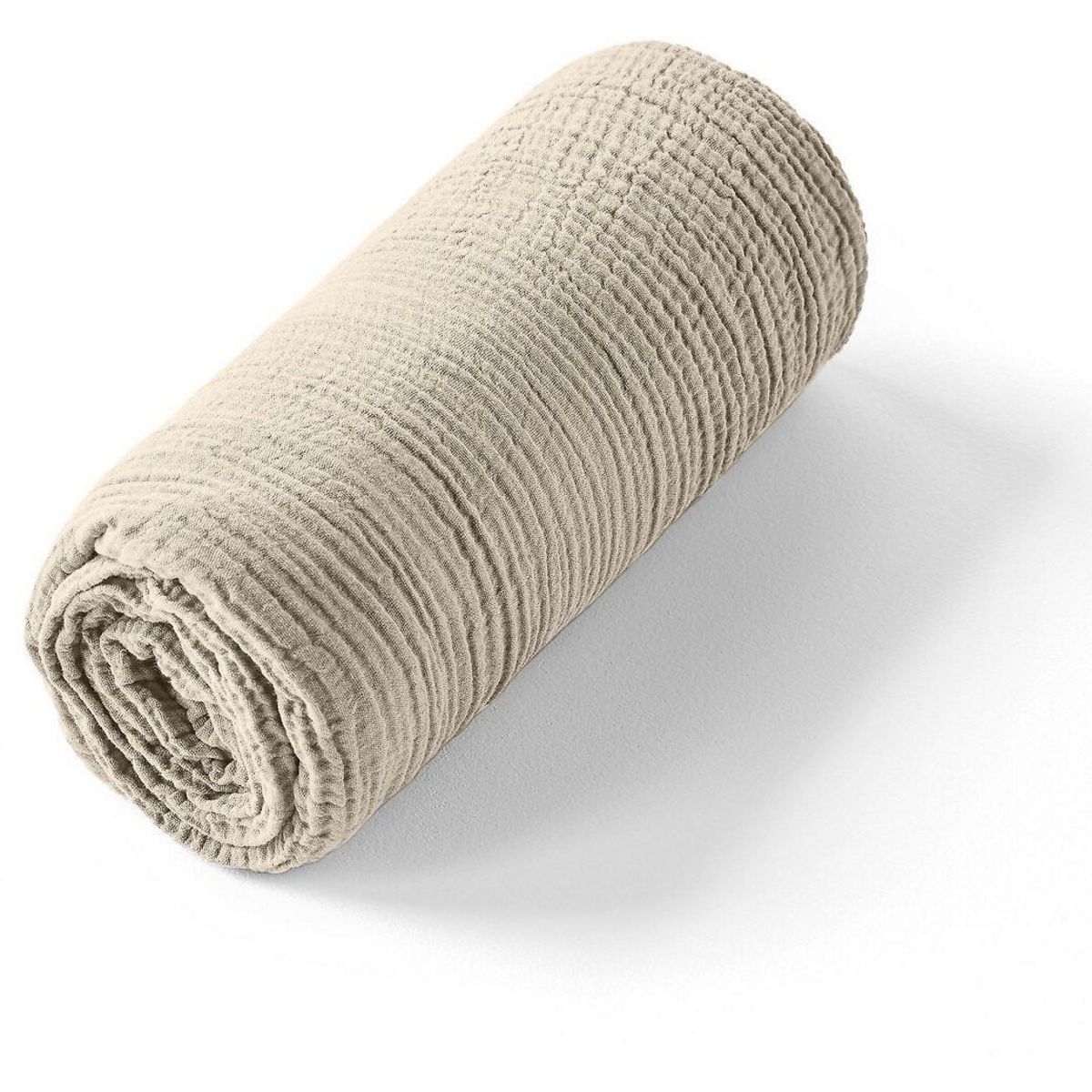 BATON ROUGE Drap housse 1000% gaze de coton