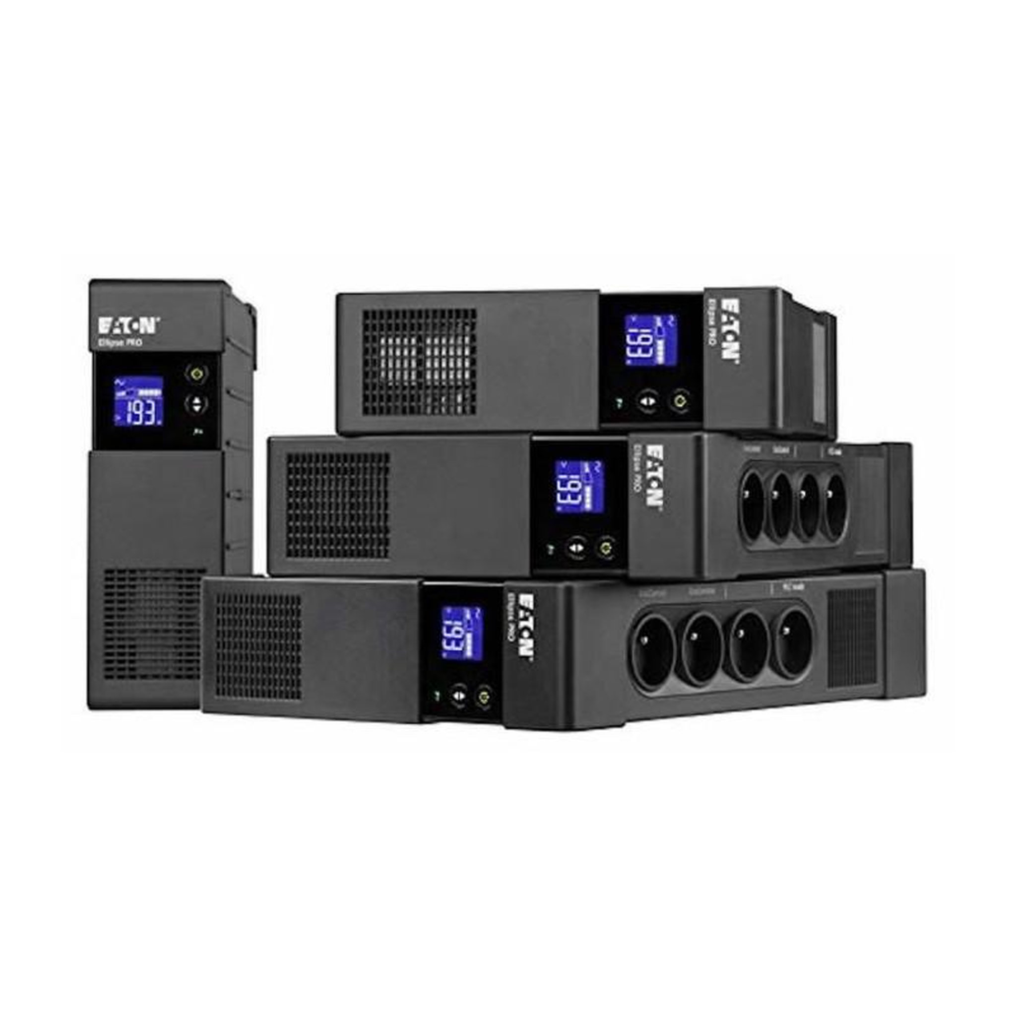 Voir la diapositive 3 : Eaton Onduleur Eaton Ellipse PRO 850 USB DIN - Line-Interactive UPS - ELP850DIN - 850VA 4 prises DIN - Regulation tension AVR