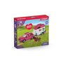 Voir la diapositive 1 : Schleich 72223 Voiture avec remorque pour chevaux