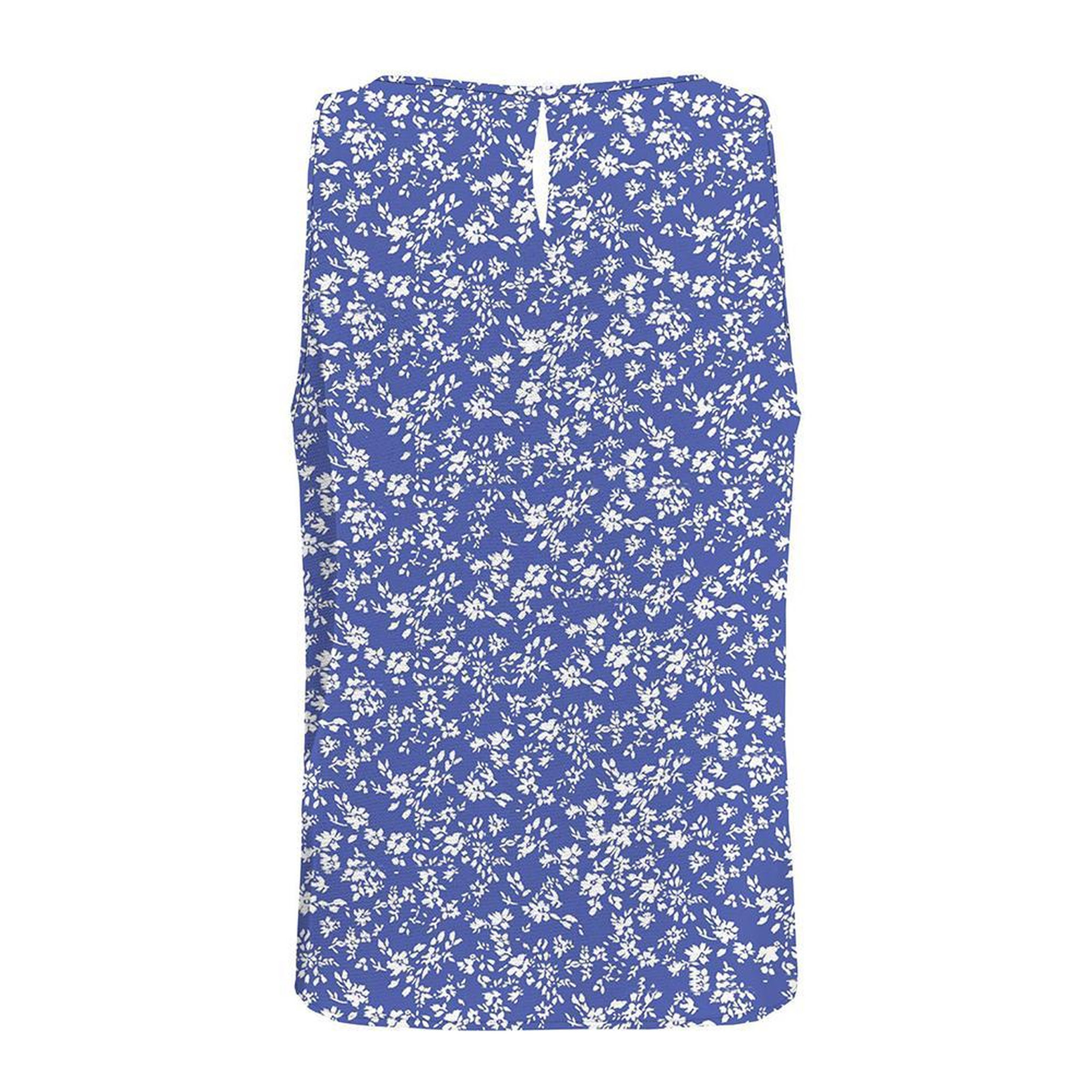 Voir la diapositive 2 : Only T-Shirt Sans Manches Bleu à Motifs Femme Only Nova Life