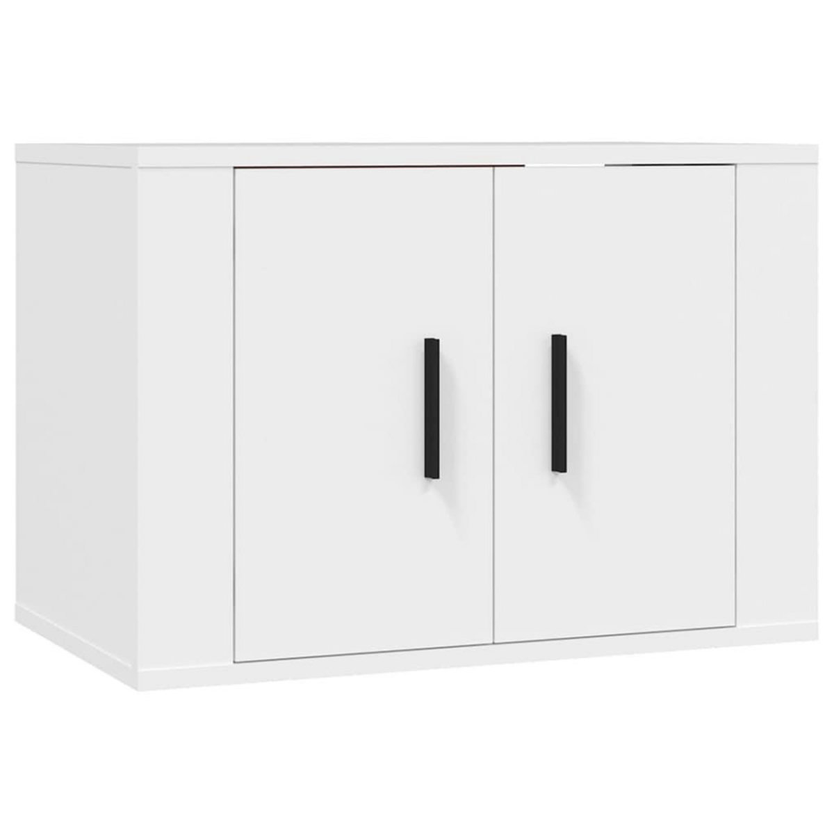 VIDAXL Meubles TV muraux 3 pcs blanc 57x34,5x40 cm